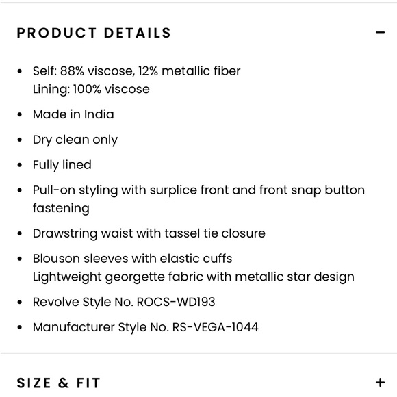 Rococo Sand Yellow with Silver Star Print Vega Dress Sz Small - Picture 14 of 15